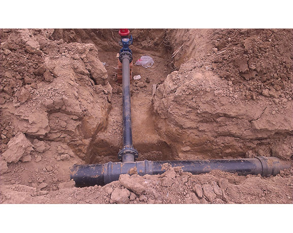 AGR給水管道現場實景展示